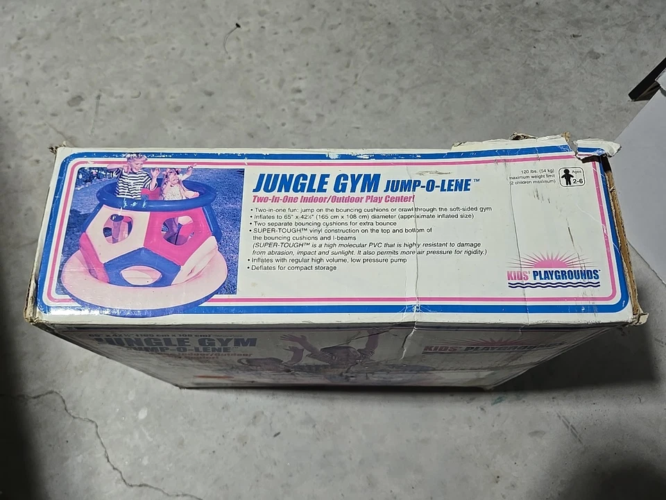 Intex Jump-O-Lene Play center Playground Bouncer Vintage Jungle Gym Inflatable  - Image 4 of 4