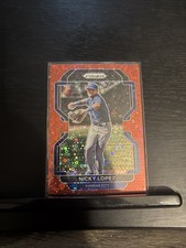 2022 Panini Prizm Nicky Lopez Tier II Red Donut Circles Prizm /99 Royals