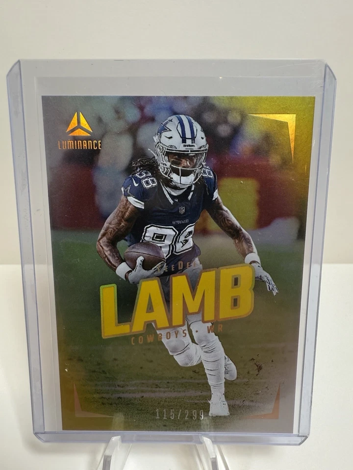 2024 Panini Luminance CeeDee Lamb Gold 115/299 - Image 3 of 4