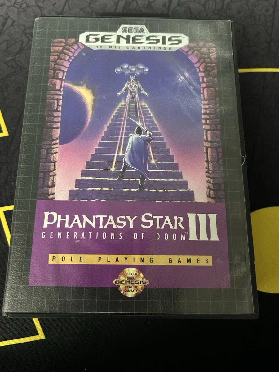 Phantasy Star III: Generations of Doom SEGA Video Games for sale