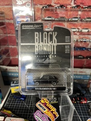 2020 Greenlight Black Bandit 1976 VOLKSWAGEN GOLF MK1  - 1/64 Diecast