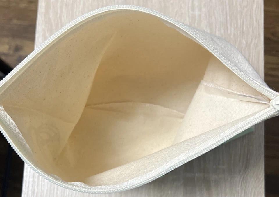 Bolsa de maquillaje de lona estuche de cosméticos bolsa - vibraciones de sirena Foto 3 de 4