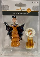 SPIDER QUEEN & FLOWER DOG FG Square PUMPKIN HOLLOW 2025 NEW #280-9308