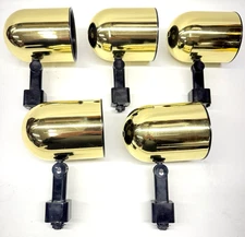 Vintage Track Light Head Brass Gold Tone Finish Lighting Heads