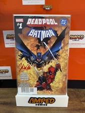 DEADPOOL BATMAN #1 SIGNED BY ZEB WELLS W/COA # OF 140