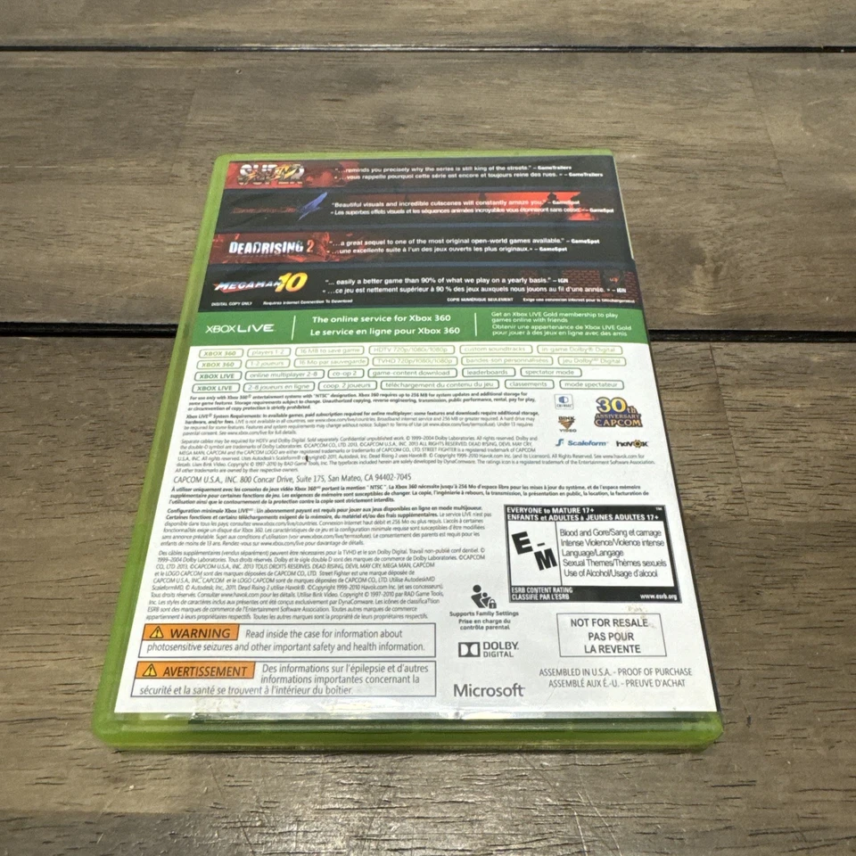 Capcom Essentials (Microsoft Xbox 360) 4 Games, Excellent Discs! DMC, Megaman 10 - Image 3 of 4