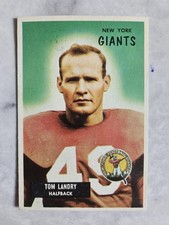 1955 Bowman Tom Landry #152 New York Giants NM