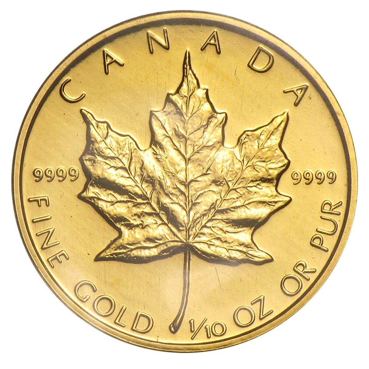 1989 Canada 1/10 oz Gold Maple Leaf BU | eBay
