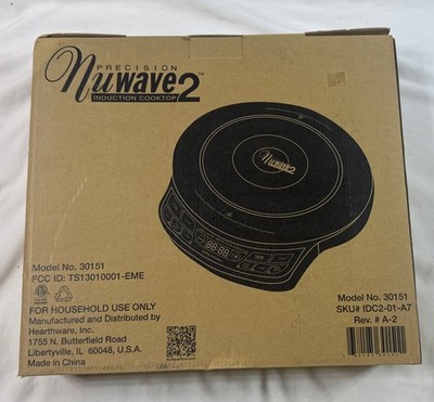 Nuwave 2 Precision Induction Cooktop Kitchen Burner Model 30151 NEW