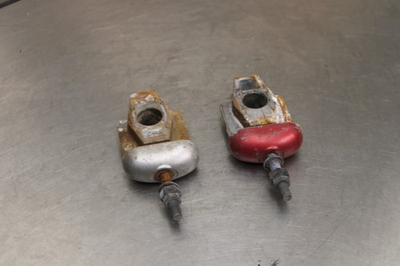 #ad #ad 06 08 KAWASAKI NINJA 650 EX650 SWINGARM CHAIN TENSIONER ADJUSTMENT BRACKETS $27.22