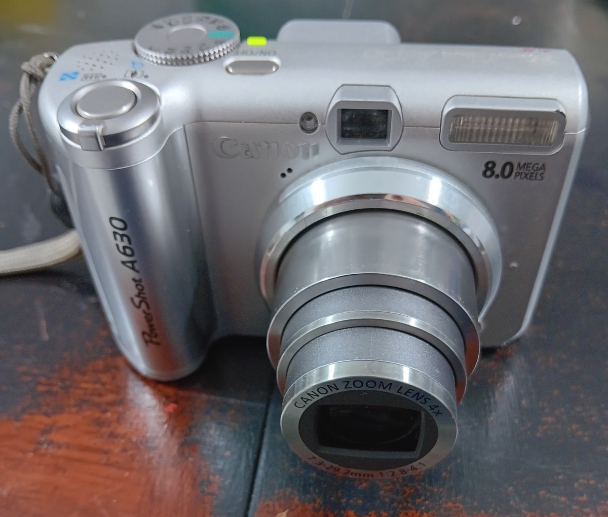 【美品】Canon PowerShot S1 IS PC1201 デジタルカメラ Canon PowerShot PC1201 360 Digital Camera 8MP, Silver,4 AA
