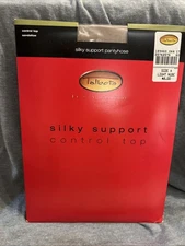 New Talbots Classic Silky Support Control Top Pantyhose Nylons Light Nude Size A