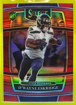 2021 Select D'Wayne Eskridge Red Prizm /99 #60 RC Concourse Seahawks