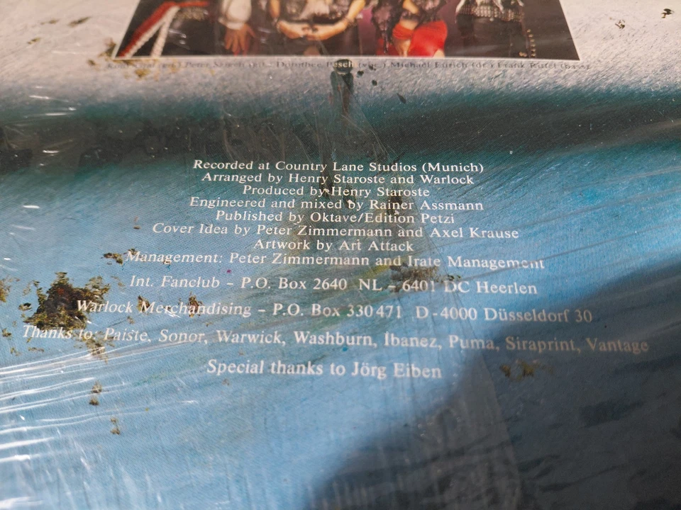 WARLOCK You Hurt My Soul (On'n'On..) Maxi 12" Pict. Vinyl,Doro, Zahnrad verschw. - Bild 3 von 4