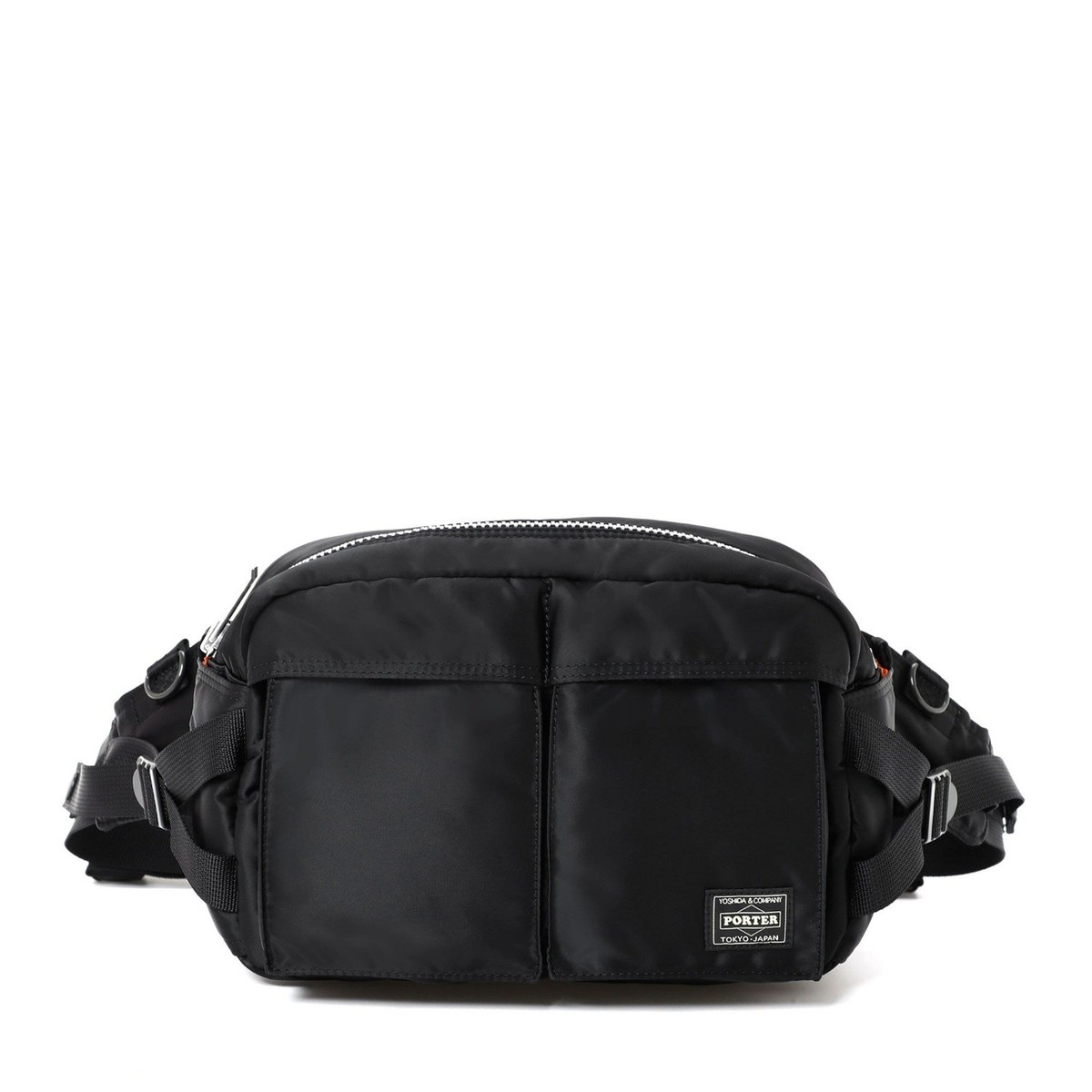 PORTER TANKER HIP BAG Black 622-08635 Yoshida Japan Authentic New 