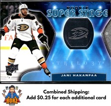 2020-21 Upper Deck Trilogy #RSS-9 Jani Hakanpaa Rookie Super Stage Anaheim Ducks