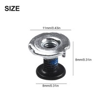 Ersatz Reparatur Schrauben Installieren Skate-Schuhe Legierung Spezifikation