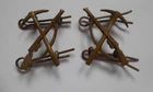 ww1 pioneer battalions 1914-18 labour corps collar badges facing pair horizontal