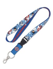 WinCraft Marvel Captain America Lanyard w/Detachable Buckle 1" Free Shipping