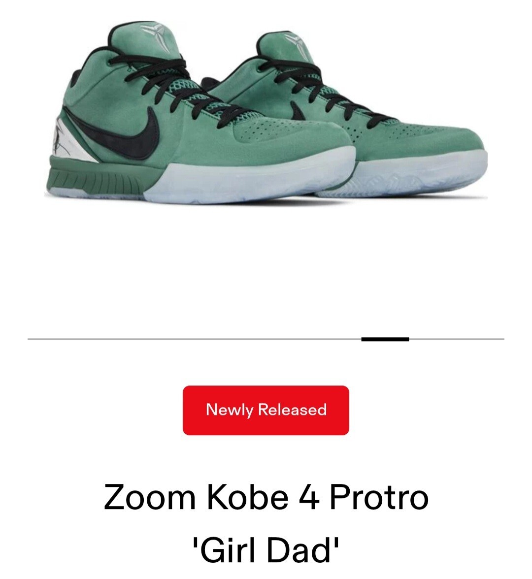 Size 9 - Nike Zoom Kobe 4 Protro Girl Dad | eBay