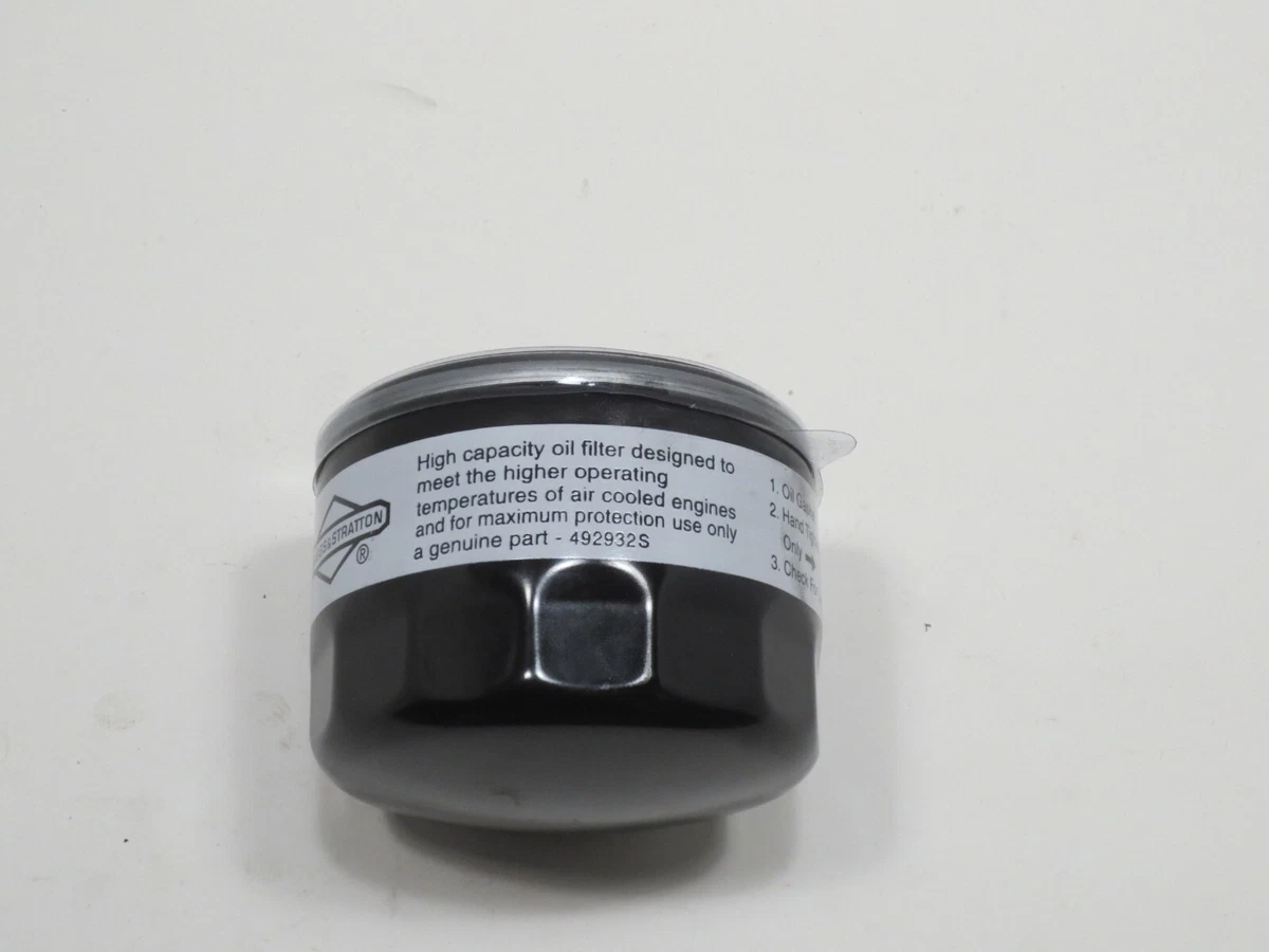 Genuine Briggs & Stratton 492932S Oil Filter 24847235296 | eBay