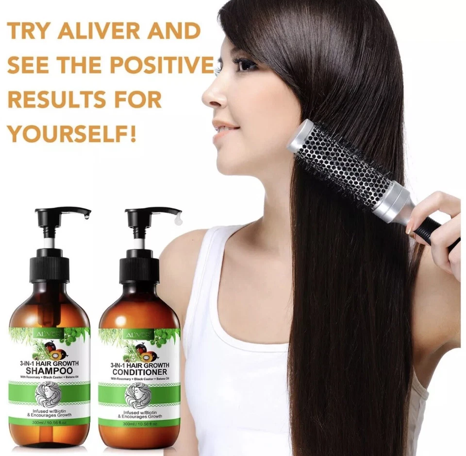 3in1 Hair Growth shampoo & Conditioner With Biotin, Batana Oil, Rosemary Oil - Image 4 of 4