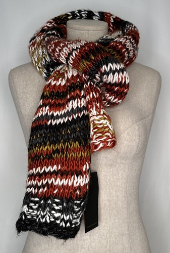 FRYE Marled Knitted Scarf SZ OS - Picture 3 of 6