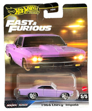 Hot Wheels 1966 Chevrolet Impala SS 5/5 Fast Furious 1:64 Modellauto Muscle USA