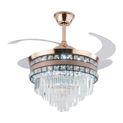 42-inch 6-speed Ceiling Fan Light Indoor Remote Led Chandelier Timing 1/2/4h - Picture 11 of 19