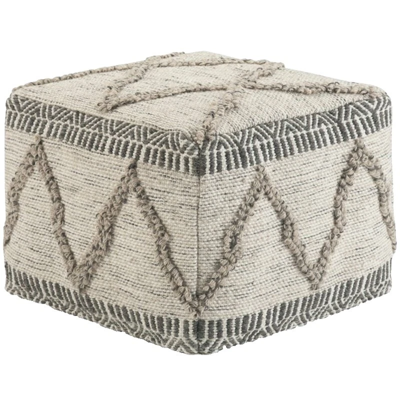 Wicker Poufs