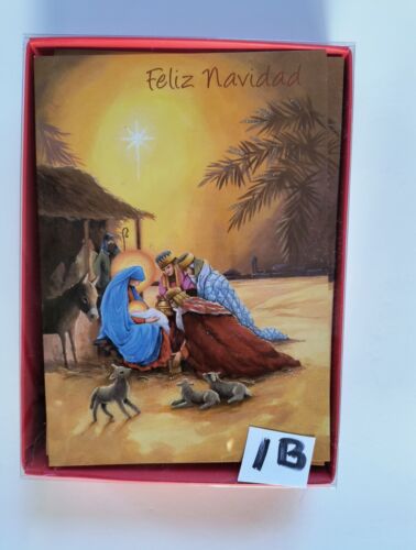Christmas Boxed Cards 16 or 18 Cards per Box With Envelope - Picture 3 of 64