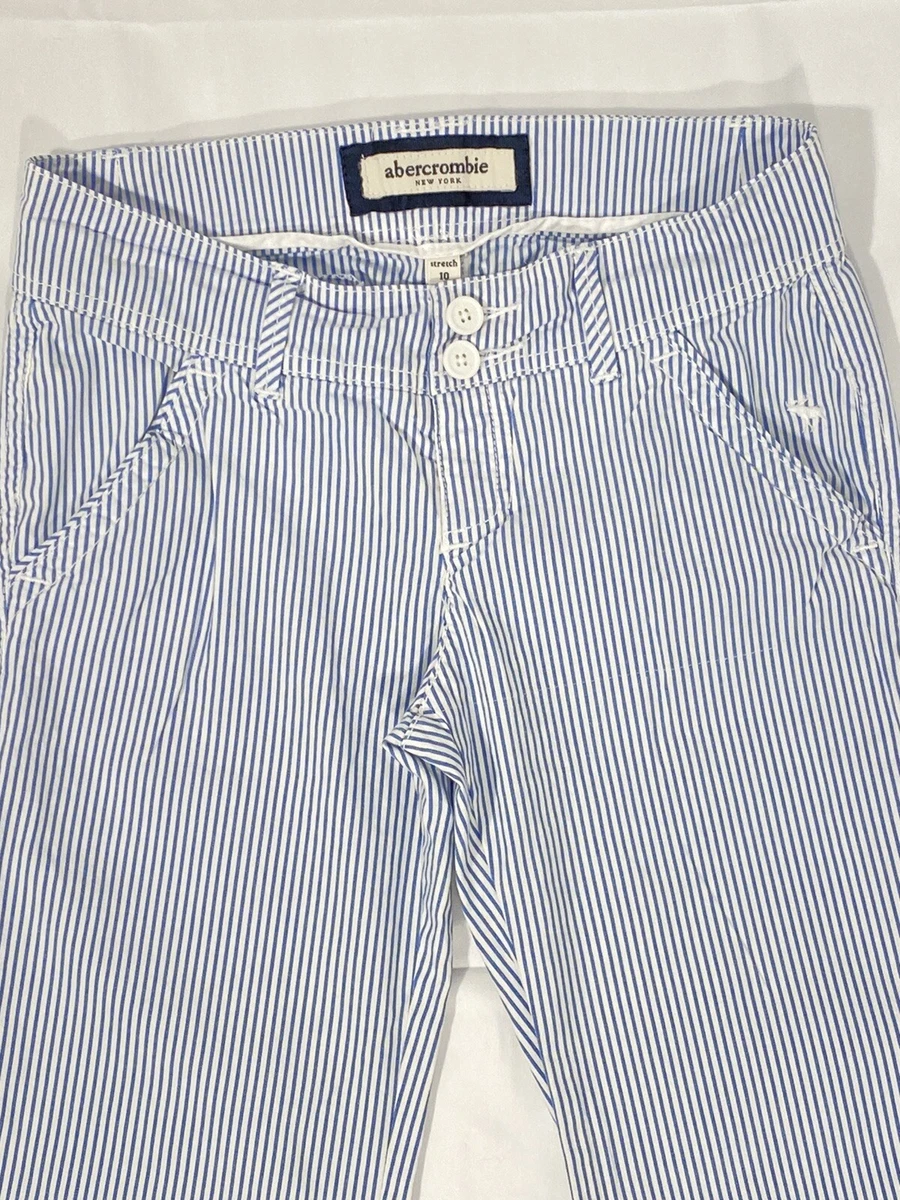 Abercrombie hotsell striped pants