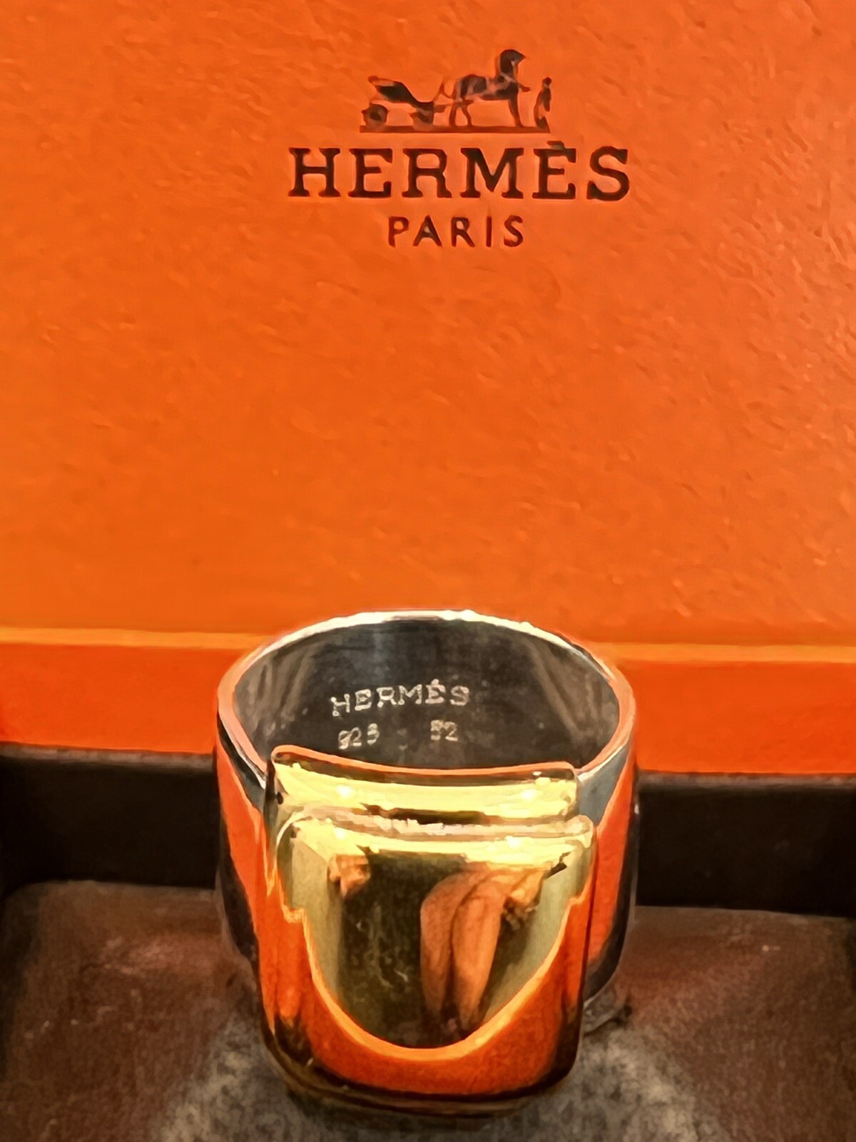Hermes Silver Ring - image 1