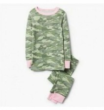 NWT Gymboree Camo Thermal Gymmies Pajama Set Girl 6, 7