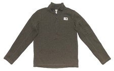 The North Face Sweater Men  s S Gordon Lyons 1/4 Zip Pullover Taupe Green Heather