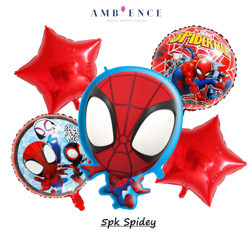 Globos Spiderman Fiesta de Cumpleaños Marvel Superhéroe Globo Helio Aire Niños Paquetes - Imagen 37 de 74
