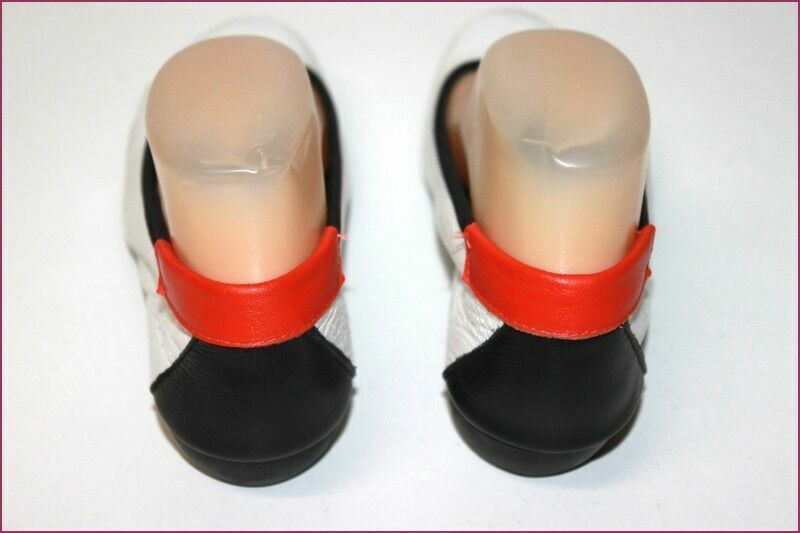 Ballerines Arche En Cuir Blanc - Taille 35 (EU) / 4 (US) - Élastiquées - Occasion Très Bon État