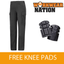 6700 Snickers Black DirtRepellent Women's Service Trousers FREE KNEE PADS 6700 Snickers Black DirtRepellent Women's Service Trousers FREE KNEE PADS