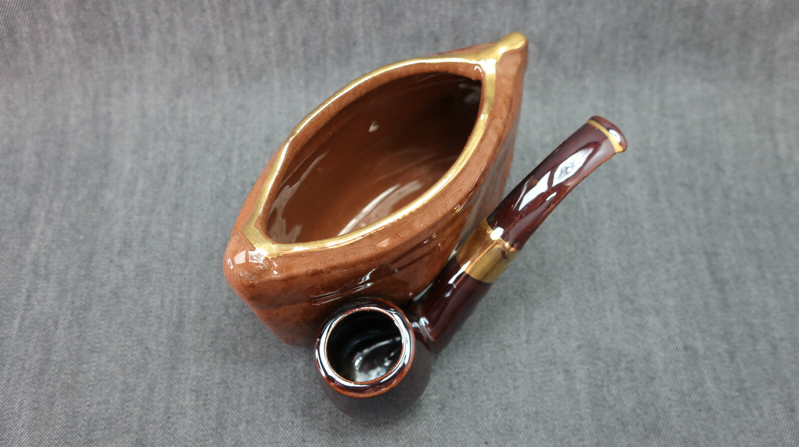 Vintage Japanese RUBENS Original Tobacco pipe Pen Pencil Desk Holder Organizer