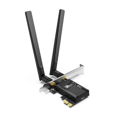 TP-Link WiFi 6 PCIe WiFi Card for Desktop PC AX3000 (Archer TX55E) - OPEN BOX
