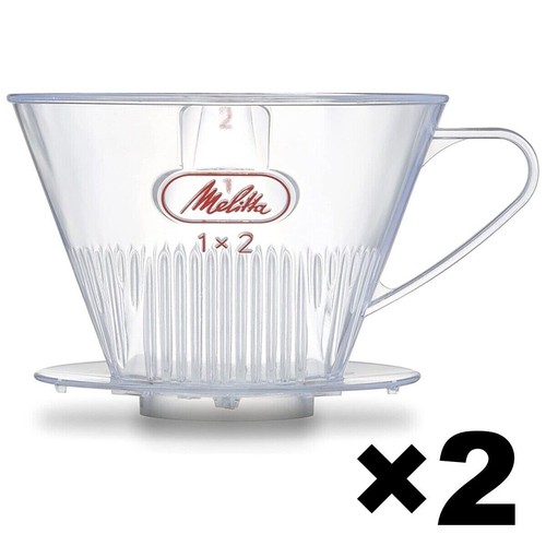 Melitta Coffee Dripper for 2-4Cups with Spoon 2Cup Set 112x135x82 mm