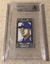 Derek Jeter Original Art Sketch Card New York Yankees Beckett BAS True 1/1