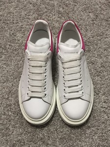 Details about $575 Alexander McQueen Oversized Platform White Red Sneakers Euro 37 US 7 Details about $575 Alexander McQueen Oversized Platform White Red Sneakers Euro 37 US 7