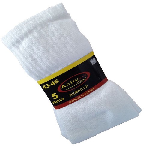 Chaussettes de 10 a 70 paires uni Noir, Blanc ou Gris pour homme ou femme - Imagen 91 de 99