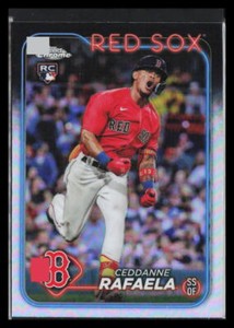 2024 Topps Chrome Ceddanne Rafaela #118 Refractor RC