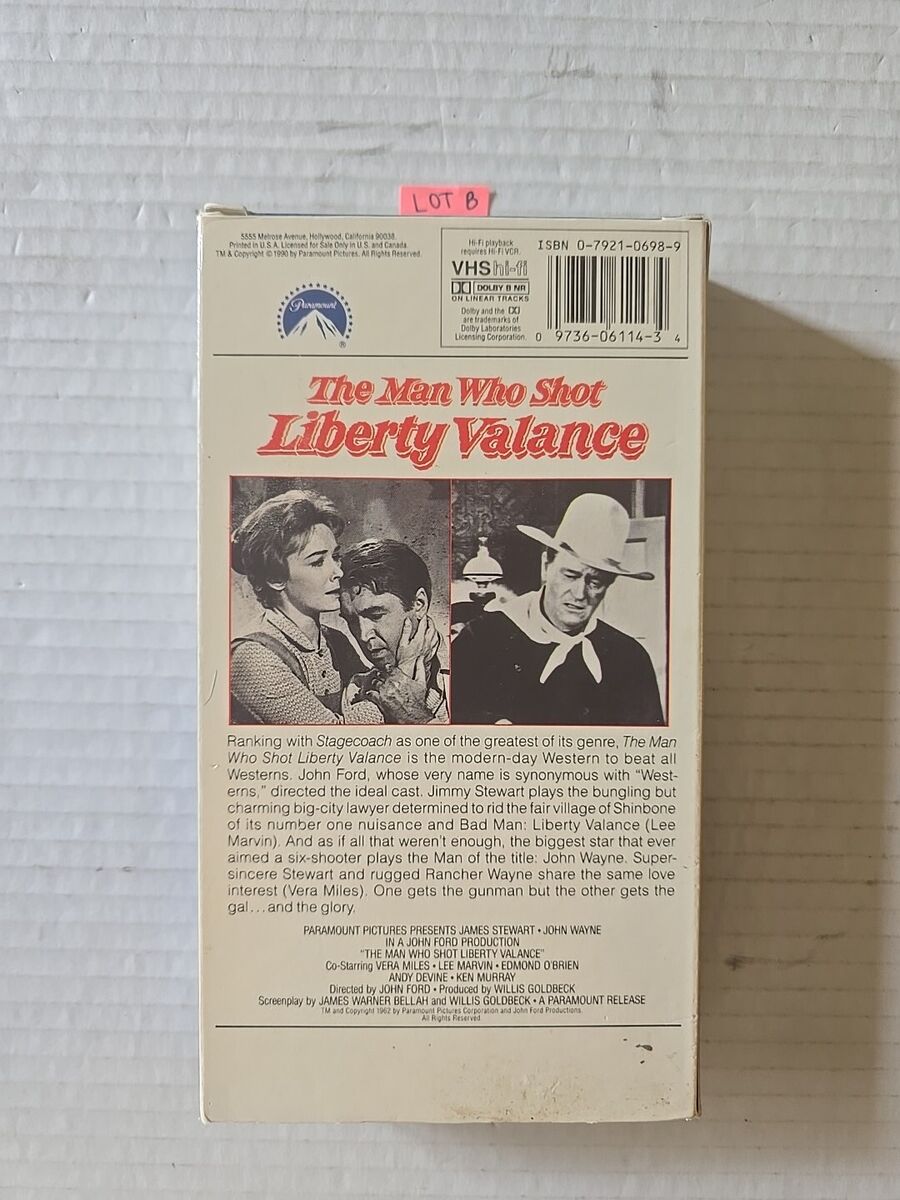 The Man Who Shot Liberty Valance (VHS, 1998) Rare The Man Who Shot Liberty Valance (VHS, 1998) Rare