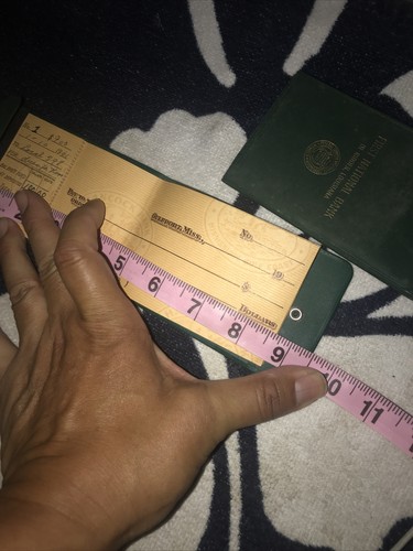 Vtg 60s Hancock Bank Gulfport Mississippi First National Louisiana Check Book - Picture 7 of 7