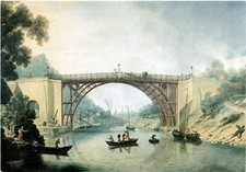 Cast Iron Bridge, Coalbrookdale, Wm Williams, Ironbridge Gorge Museum Postcard