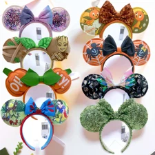 190 Styles Disney Parks Halloween Christmas Mickey Minnie Mouse Ears Headband