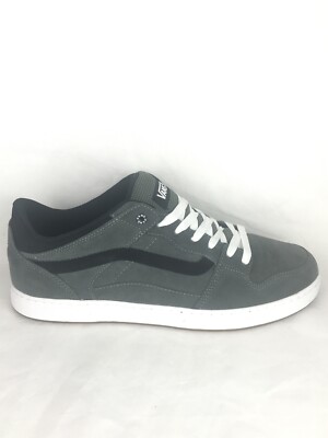 black and grey mens vans